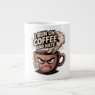 Grumpy Coffee Mok - Ik ren op koffie en haat