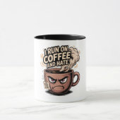 Grumpy Coffee Mok - Ik ren op koffie en haat (Midden)