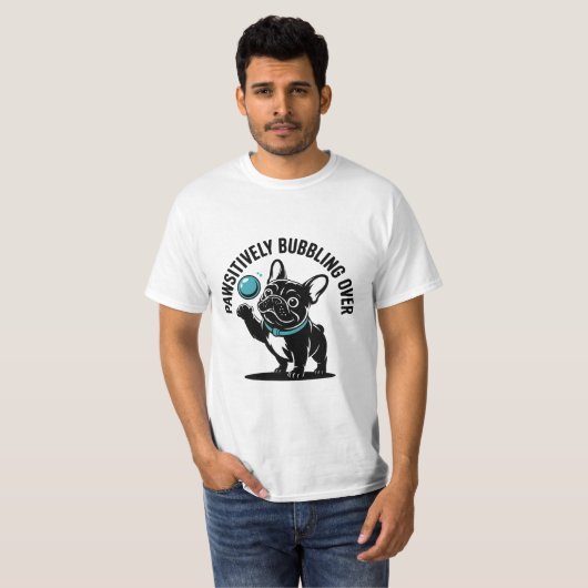 "Grumpy Corgi in Loaf Pose T-shirt" T-shirt (Voorkant volledig)