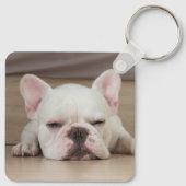 Grumpy Dog Funny Quote Double Sided Photo Sleutelhanger (Achterkant)