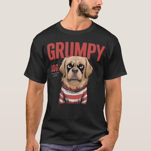 Grumpy Dog, Great Dog Parent – het perfecte duo! � T-shirt (Voorkant)