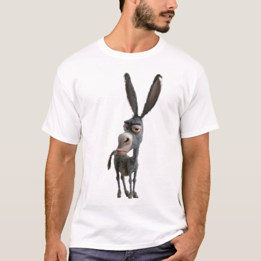 Grumpy Donkey – Funny Moody Animal Character T-shirt (Voorkant)