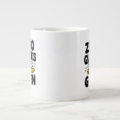 Grumpy Duck "Zero Quacks Gezien" Grappig Sarcastis Grote Koffiekop (Voorkant)