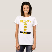 Grumpy Dwarf Halloween Costume Color Matching Grum T-shirt (Voorkant volledig)