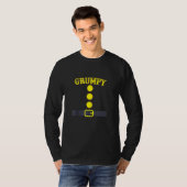 Grumpy Dwarf Halloween Matching Family Costume Col T-shirt (Voorkant volledig)