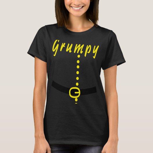 Grumpy Dwarf Matching Family Group Costume Brawe T-shirt (Voorkant)
