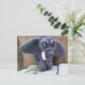 Grumpy elefant briefkaart (Staand voorkant)