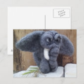 Grumpy elefant briefkaart (Voorkant / Achterkant)