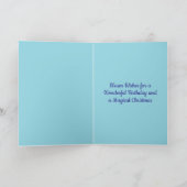 Grumpy Elf Christmas Birthday Kaart (Binnen)