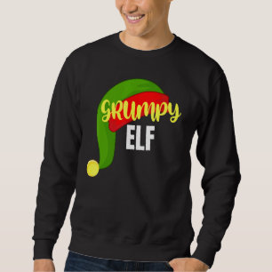 Grumpy Elf Matching Family Group kerstparty P Trui