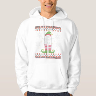 Grumpy Elf Ugly Kerstmis Hoodie