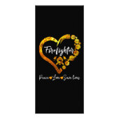 Grumpy English Bulldog Wearing Firefighter Helmet Reclamekaart (Achterkant)