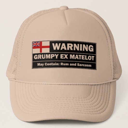 Grumpy Ex-Matelot Cap Trucker Pet (Voorkant)
