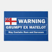 Grumpy ex Matelot, rum en sarcasme Deurmat (Voorkant)