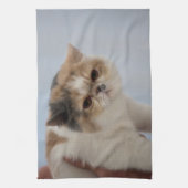 Grumpy Face Cat Theedoek (Verticaal)