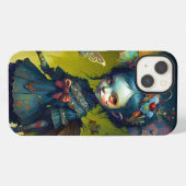 Grumpy Fairy Pixie Fantasy Art iPhone Hoesje (Achterkant horizontaal)