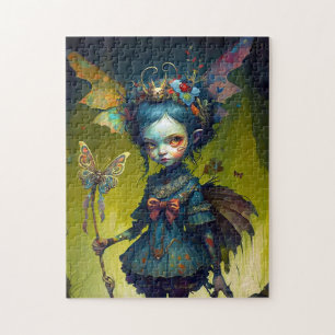 Grumpy Fairy Pixie Fantasy Art Legpuzzel