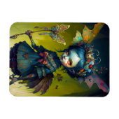 Grumpy Fairy Pixie Fantasy Art Magneet (Horizontaal)