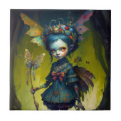 Grumpy Fairy Pixie Fantasy Art Tegeltje (Voorkant)