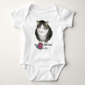 Grumpy Fat Cat zegt nee Romper (Voorkant)