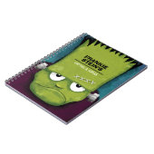 Grumpy Frankenstein's monster gepersonaliseerd Notitieboek (Linkerzijde)