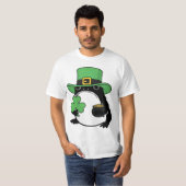 Grumpy Frog Japanese St. Patricks Day Shamrock T-shirt (Voorkant volledig)