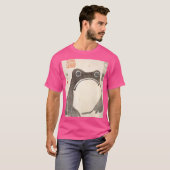 Grumpy Frog Japanse kunst print T-shirt (Voorkant volledig)