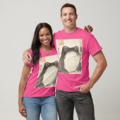 Grumpy Frog Japanse kunst print T-shirt (Unisex)