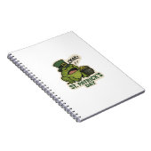 Grumpy Frog St.Patrick's Day Notitieboek (Rechterzijde)