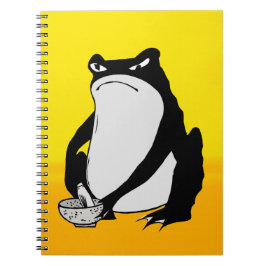 Grumpy Frog tekenen Japanse kunst van Matsumoto Ho Notitieboek