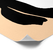 Grumpy Frog tekenen Japanse kunst van Matsumoto Ho Poster (Hoek)