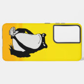 Grumpy Frog tekenen Japanse kunst van Matsumoto Ho Samsung Galaxy Hoesje (Linkerkant)
