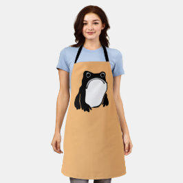 Grumpy Frog tekenen Japanse kunst van Matsumoto Ho Schort