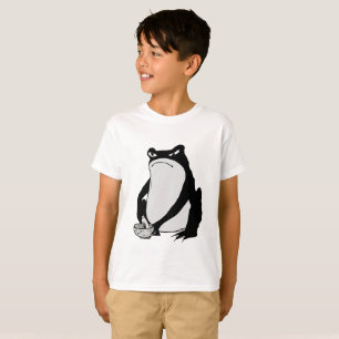 Grumpy Frog tekenen Japanse kunst van Matsumoto Ho T-shirt