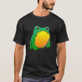 Grumpy Frog tekenen Japanse kunst van Matsumoto Ho T-shirt (Voorkant)