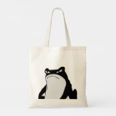 Grumpy Frog tekenen Japanse kunst van Matsumoto Ho Tote Bag (Achterkant)