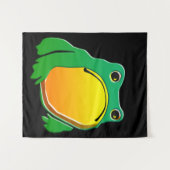 Grumpy Frog tekenen Japanse kunst van Matsumoto Ho Wandkleed (Voorkant (horizontaal))