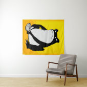 Grumpy Frog tekenen Japanse kunst van Matsumoto Ho Wandkleed (In Situ (horizontaal))