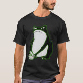 Grumpy Frog Tekening Japans door Matsumoto Hoji T-shirt (Voorkant)
