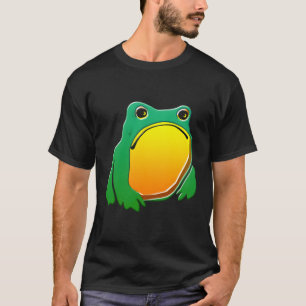 Grumpy Frog Tekening Japans door Matsumoto Hoji T-shirt