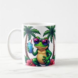Grumpy Frog Y2K Vaporwave - Willekeurige Ahh Frog  Koffiemok
