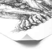 Grumpy Gargoyle Foto afdrukken (Hoek)