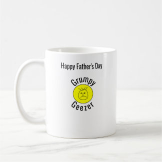 Grumpy Geezer Klein gebogen tekstlogo Koffiemok