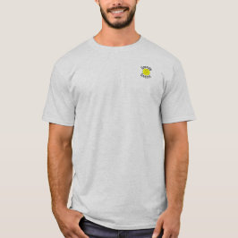 Grumpy Geezer Klein gebogen tekstlogo T-shirt