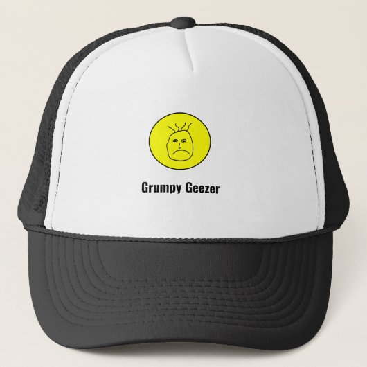Grumpy Geezer Logo Trucker Pet (Voorkant)