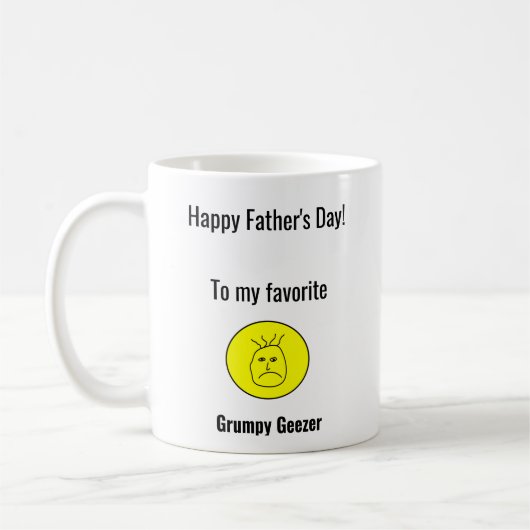 Grumpy Geezer Vaderdag Koffiemok (Links)