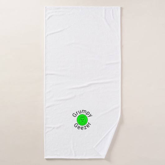 Grumpy Geezer - Voor Hem Badhanddoek (Badhanddoek)
