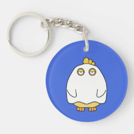 Grumpy Ghost Chick Sleutelhanger