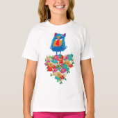 Grumpy Giant on Pastel Blooms T-shirt (Voorkant)