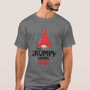 Grumpy Gnome Matching Family-kerstfeest T-shirt